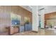 Lobby area with dark marble and wooden textures for a modern feel at 2575 Peachtree Ne Rd # 15F, Atlanta, GA 30305