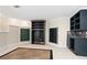 Finished basement featuring recessed lighting, built-in shelves, and a wet bar area at 3741 Cape York Trce, Alpharetta, GA 30022