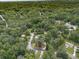 Expansive aerial view of a lush, tree-filled neighborhood showcasing the homes and winding roads below the verdant canopy at 2760 Hembree Ne Rd, Marietta, GA 30062
