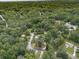 Expansive aerial view of a lush, tree-filled neighborhood showcasing the homes and winding roads below the verdant canopy at 2760 Hembree Ne Rd, Marietta, GA 30062