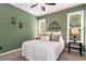 Serene bedroom featuring a queen-size bed, neutral decor, and ample natural light at 28 Mcevers Branch Ct, Acworth, GA 30101