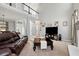 Bright living room showcases high ceilings, a loft, and an open layout at 28 Mcevers Branch Ct, Acworth, GA 30101