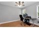 Comfortable office space with natural light, wood floors, and neutral decor at 28 Mcevers Branch Ct, Acworth, GA 30101