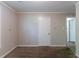 Bedroom with neutral walls and carpet flooring, awaiting your personal touch at 20 Rosebud Ln, Mcdonough, GA 30253