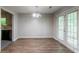 Dining area with hardwood floors and French doors at 20 Rosebud Ln, Mcdonough, GA 30253