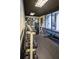 An on-site fitness center with a variety of free weights and exercise machines for resident use at 2575 Peachtree Ne Rd # 15G, Atlanta, GA 30305