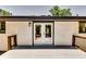 Backyard deck with convenient access to the home through double glass doors at 3122 Vandiver Dr, Marietta, GA 30066