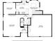 Detailed floor plan showcases the home's layout, dimensions, and room placement at 3473 Whisperwood Nw Ct, Marietta, GA 30064