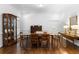 Formal dining room with hardwood floors and elegant decor at 1824 Mount Paran Nw Rd, Atlanta, GA 30327