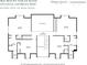 Detailed second level floor plan of the home showing multiple bedrooms and bathrooms at 1824 Mount Paran Nw Rd, Atlanta, GA 30327