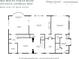 Detailed main level floor plan of the home showing the kitchen, bedrooms, bathrooms, and main living areas at 1824 Mount Paran Nw Rd, Atlanta, GA 30327
