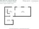 Floor plan of the guest house lower level with an office, hall, and storage area at 1824 Mount Paran Nw Rd, Atlanta, GA 30327