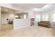Large recreation room with a couch, shelving unit, and weight-lifting equipment visible at 2693 Blairsden Nw Pl, Kennesaw, GA 30144