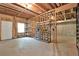 Unfinished basement with ample room for storage or to customize to your needs at 4313 Deep Springs Nw Ct, Kennesaw, GA 30144