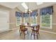 Charming breakfast nook with natural light and skylights perfect for casual dining at 4313 Deep Springs Nw Ct, Kennesaw, GA 30144