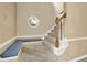 Inviting staircase with window seat perfect for reading and relaxing, leading upstairs at 4313 Deep Springs Nw Ct, Kennesaw, GA 30144