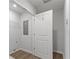 Laundry area featuring modern appliances and neutral paint at 7238 Crestside Dr, Austell, GA 30168