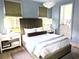 Serene bedroom with a luxurious bed and ensuite bathroom access at 10540 Serenbe Ln, Chattahoochee Hills, GA 30268