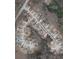 Aerial view of the community showcasing street and home location at 124 Gorham Gates Ct, Hiram, GA 30141