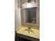 Well-lit bathroom featuring a sink with decorative marble and a large mirror at 1807 Ashborough Se Cir # B, Marietta, GA 30067