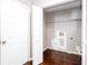 Laundry room featuring washer and dryer hookups and a doorway to another room at 5414 Sweetsprings Sw Dr, Powder Springs, GA 30127