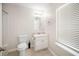 Bathroom with combined shower and tub and tile flooring at 920 Society Sw Cir, Atlanta, GA 30331