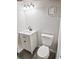 Bathroom with updated vanity and a toilet at 5642 Dorsett Shoals Rd, Douglasville, GA 30135