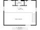 Floor plan for the second floor features a loft and bathroom at 5642 Dorsett Shoals Rd, Douglasville, GA 30135