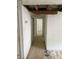 Hallway showing ceiling damage, ready for restoration to its original charm and appeal at 809 Camelot Dr # 809, College Park, GA 30349