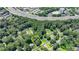 Aerial view showcasing the property line, nearby highway and surrounding neighborhood at 1970 Fisher Ne Trl, Atlanta, GA 30345