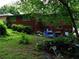 Backyard with grass and greenery and the back of the house is visible at 2765 Rollingwood Se Ln, Atlanta, GA 30316