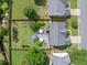 Expansive backyard with a patio, seating area, and garden plots perfect for outdoor enjoyment and entertaining at 3850 Calomel Dr, Cumming, GA 30040