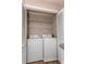 Laundry closet with washer and dryer at 591 Emory Oaks Way # 591, Decatur, GA 30033