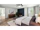 Comfortable primary bedroom featuring a fireplace, and stylish decor at 2676 Cottonwood Dr, Marietta, GA 30066