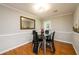 Intimate dining area with stylish table set, natural light, and modern accents at 3645 Shrewsbury Ct, Snellville, GA 30039