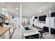 Finished basement with recreational space and a convenient kitchenette at 377 Camden Ne Rd, Atlanta, GA 30309
