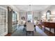 Formal dining room with hardwood floors, neutral walls, and elegant furnishings for sophisticated dining at 377 Camden Ne Rd, Atlanta, GA 30309