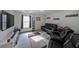 Entertainment room with comfortable seating and large screen TV at 4321 Clairesbrook Ln, Acworth, GA 30101