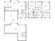 Complete floor plan showing basement, main level, and upper level layout at 1820 Primrose Park Rd, Sugar Hill, GA 30518