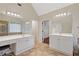 Bathroom with double vanities, each with large mirrors and plenty of storage at 3541 Wilton Ave, Atlanta, GA 30340