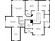 Second floor plan featuring bedrooms, bathrooms, walk-in closets, and a laundry area at 3541 Wilton Ave, Atlanta, GA 30340