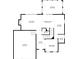 First floor plan showing layout of the kitchen, living room, breakfast nook, pantry, garage and foyer at 3541 Wilton Ave, Atlanta, GA 30340