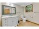 Bathroom featuring vanity, tile floor, and a window at 514 Macedonia Forest Circle Cir, Canton, GA 30115