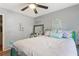 Comfortable bedroom with stylish decor and soft natural light from the large windows at 3861 Riding Sw Trl, Powder Springs, GA 30127
