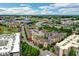 Stunning aerial view highlighting the property's location near golf course, neighborhood, and retail at 400 17Th Nw St # 2412, Atlanta, GA 30363