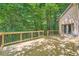 Relax on this spacious deck, with a peaceful and private wooded view at 110 Boulder Dr, Roswell, GA 30075
