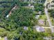 A tranquil aerial view shows the home nestled among trees and nearby residences at 4017 S South Bogan Road Rd, Buford, GA 30519