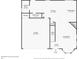 Main floor plan showing kitchen, dining room, living room, and garage layout at 2983 Albright Nw Commons, Kennesaw, GA 30144