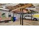 Basement with garage door and parking space for a car at 1508 Brianwood Rd # 1508, Decatur, GA 30033