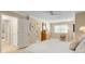 Bedroom that leads to a walk in shower and has a window with an easy chair at 1508 Brianwood Rd # 1508, Decatur, GA 30033